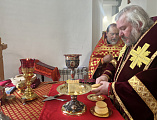 В престольный день Преосвященнейший епископ Симон совершил Божественную литургию в храме великомученика Пантелеимона города Миллерово