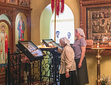 Праздничную Литургию по случаю престольного дня храма святой Ксении Петербургской г. Шахты возглавил Преосвященнейший Симон, епископ Шахтинский и Миллеровский