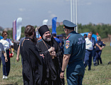 «Где есть угроза и опасность жизни, там нужна и духовная поддержка». Епископ Симон принял участие в открытии X соревнований по пятиборью спасателей аварийно-спасательных формирований на кубок Губернатора