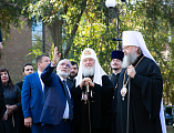 Преосвященнейший епископ Симон сослужил Предстоятелю Русской Церкви за освящением кафедрального собора Рождества Пресвятой Богородицы г. Ростова-на-Дону