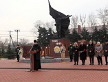 Торжественные мероприятия в честь освобождения Октябрьского района от фашистских захватчиков