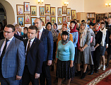 Преосвященнейший епископ Симон совершил освящение храма при Институте сферы обслуживания и предпринимательства (филиал) ДГТУ в городе Шахты в честь апостола и евангелиста Иоанна Богослова