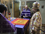 В день памяти сорока мучеников Севастийских Преосвященнейший епископ Симон совершил Литургию Преждеосвященных Даров в храме великомученика Пантелеимона г. Миллерово