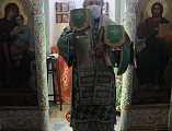 В День Святого Духа Преосвященнейший епископ Симон совершил Божественную литургию в храме пророка Иоанна Крестителя г. Шахты