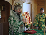 Преосвященнейший епископ Симон совершил Литургию в храме в честь преподобного Сергия, игумена Радонежского в городе Шахты