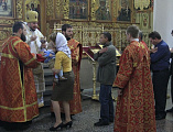 В день тезоименитства Преосвященнейший епископ Симон совершил Божественную литургию в Покровском кафедральном соборе города Шахты