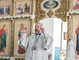 Преосвященнейший епископ Симон совершил Божественную литургию в день воспоминания чуда Архистратига Михаила, бывшего в Хонех