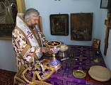 Преосвященнейший епископ Симон с архипастырским визитом посетил Чернышевское благочиние