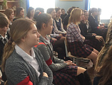 Встреча старшеклассниц школы №2 с духовным наставником иеромонахом Димитрием (Яроцким)