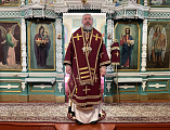 С архипастырским визитом Преосвященнейший епископ Симон посетил Георгиевское архиерейское подворье хутора Киреевка