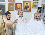 Преосвященнейший епископ Симон с архипастырским визитом посетил приход в честь вмч. Пантелеимона г. Гуково