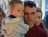 В престольный праздник Преосвященнейший епископ Симон совершил богослужение в храме в честь образа Пресвятой Богородицы Взыскание погибших пос. Сидорово-Кадамовский