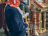 В праздник Сретения Господня Преосвященнейший епископ Симон совершил Божественную литургию в Покровском кафедральном соборе г. Шахты