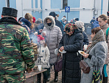В прощеное воскресенье на Соборной площади города Шахты состоялись народные гуляния, посвященные Масленице