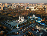 Преосвященнейший епископ Симон сослужил Святейшему Патриарху Кириллу за вечерним богослужением в Иверском монастыре Ростова-на-Дону