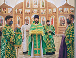 В престольный праздник Преосвященнейший епископ Симон совершил Божественную литургию в храме святого благоверного князя Александра Невского г. Шахты и рукоположил в сан иерея диакона Даниила Зырянова
