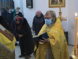 Правящий архиерей Шахтинской епархии совершил Божественную литургию в храме Покрова Пресвятой Богородицы г. Красный Сулин