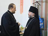 В день престольного праздника Преосвященнейший епископ Симон совершил Божественную литургию в храме Донской иконы Божией Матери г. Новошахтинска