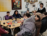 Встреча и беседа с добровольцами в Донском храме Новошахтинска.