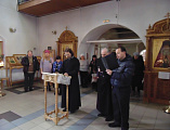 В храме Донской иконы Божией Матери г. Новошахтинска прошла совместная молитва с инвалидами по зрению в международный День слепых
