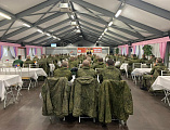 Воинскую часть 15272 ОБМО 150-й мотострелковой дивизии с пастырским визитом посетил иеромонах Николай (Наметышев)