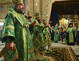 Преосвященнейший епископ Симон принимает участие в торжествах в Свято-Троицкой Сергиевой Лавре по случаю дня памяти преподобного Сергия Радонежского