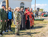 Протоиерей Василий Хадыкин принял участие в XVII военно-полевом выходе казаков Всевеликого войска Донского