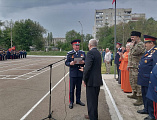 В республиканском казачьем кадетском корпусе города Луганска прошли праздничные гуляния, приуроченные к 80-летию Победы