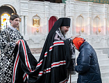 Епископ Симон совершил Чин прощения в Покровском кафедральном соборе города Шахты и благословил верующих на Великий пост