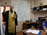 Сотрудники областной поисково-спасательной службы приняли участие в молебне   