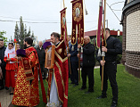 В среду Светлой седмицы епископ Симон с архипастырским визитом посетил приход святых мучениц Веры, Надежды, Любови и матери их Софии станицы Багаевской