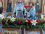 Поздравления в день тезоименитства принял настоятель Донского храма г. Новошахтинска протоиерей Роман Амплеев