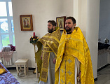 В Свято-Пантелеимоновском храме города Миллерово отметили день тезоименитства настоятеля прихода иеромонаха Димитрия (Яроцкого)
