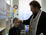 В реабилитационном центре детей-инвалидов «Добродея» г. Шахты воспитанники причастились Святых Христовых Тайн