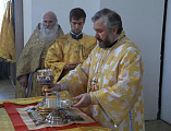 Преосвященнейший епископ Симон с архипастырским визитом посетил приход в честь Покрова Пресвятой Богородицы г. Красный Сулин