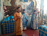 В храме Тихона Задонского станицы Кривянской молитвенно отметили престольный праздник придела в честь иконы Пресвятой Богородицы Спорительница хлебов