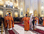 Преосвященнейший епископ Симон с сонмом архипастырей совершил Божественную литургию в Ростовском кафедральном соборе Рождества Пресвятой Богородицы