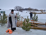 Чин Великого освящения воды на местном водоеме в г. Донецке