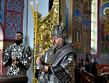 Преосвященнейший епископ Симон совершил Литургию Преждеосвященных Даров в храме Покрова Божией Матери города Каменск-Шахтинский