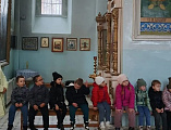 Экскурсия для подготовительных групп детского сада "Берëзка" в Свято-Успенский храм станицы Гундоровской