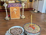 В Никольском храме слободы Кашары протоиерей Игорь Жевердан совершил чинопоследование молебного пения святому великомученику Феодору Тирону