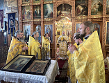 Преосвященнейший епископ Симон с архипастырским визитом посетил приход святителя Николая хутора Гуково