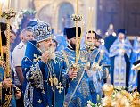 В канун праздника Донской иконы Божией Матери Преосвященнейший Симон епископ Шахтинский и Миллеровский сослужил Главе Донской митрополии в Ростовском кафедральном соборе