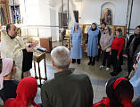 Молебен в честь Святителя Тихона, патриарха Московского и всея России в Донском храме Новошахтинска совместно с членами УПП ВОС