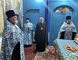 Преосвященнейший епископ Симон совершил всенощное бдение в храме Казанской иконы Богородицы города Гуково
