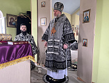 Преосвященнейший епископ Симон с архипастырским визитом посетил приход Иосифа Обручника города Шахты