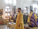 Накануне дня памяти святителя Николая Чудотворца епископ Симон совершил всенощное бдение в Никольском храме поселка Аюта