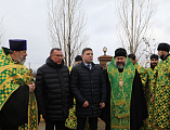 Преосвященнейший епископ Симон совершил чин освящения колоколов для храма преподобного Сергия Радонежского в хуторе Старая Станица