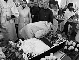Преосвященнейший епископ Симон совершил чин погребения почившего иеромонаха Димитрия (Королева)