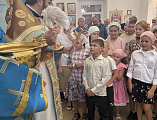 Молебен перед новым учебным годом в станице Никольской